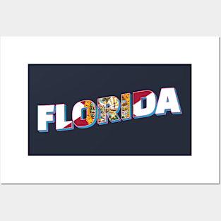 Florida vintage style retro souvenir Posters and Art